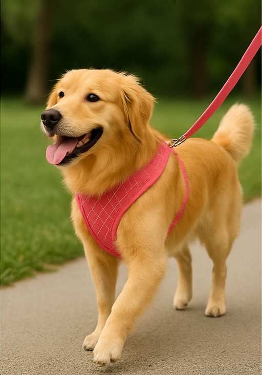 Pet Travel Kit – Harness + Collapsible Bowl