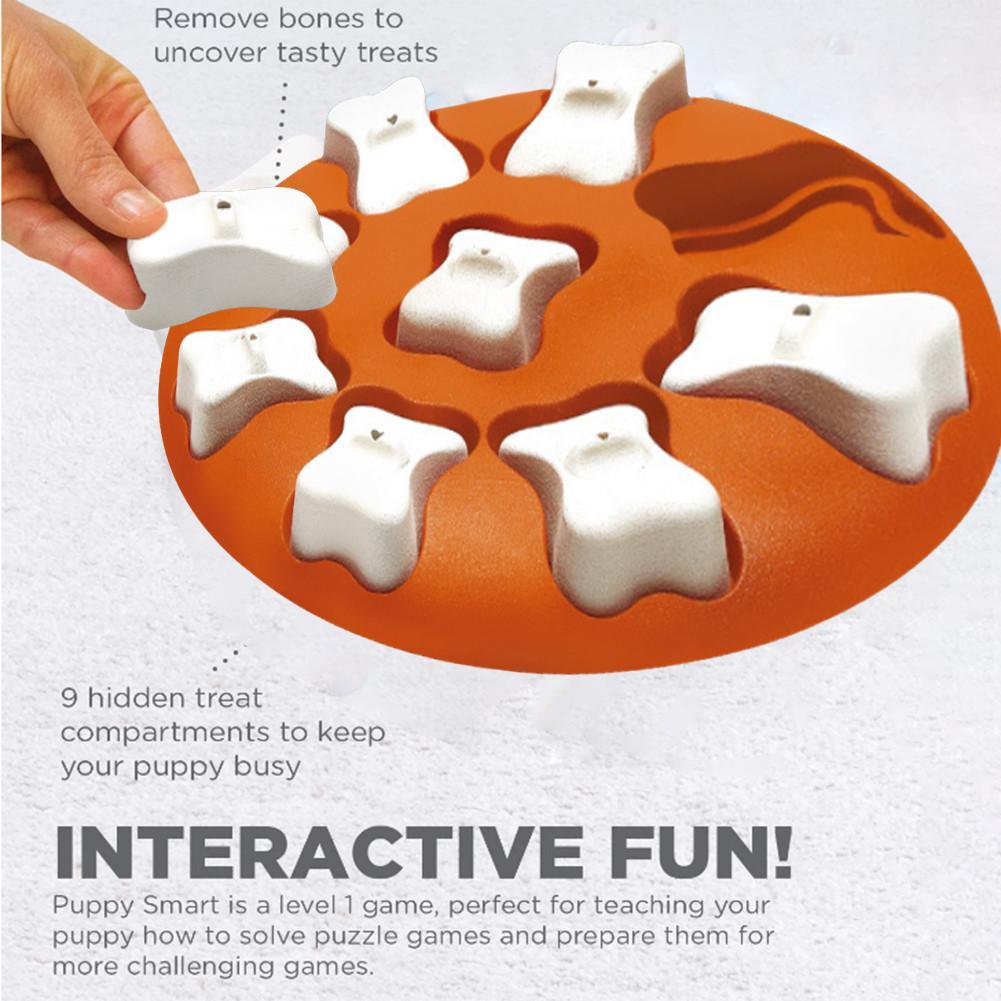 Interactive Dog Brain Game – Treat Puzzle Toy
