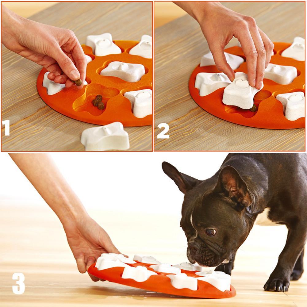 Interactive Dog Brain Game – Treat Puzzle Toy