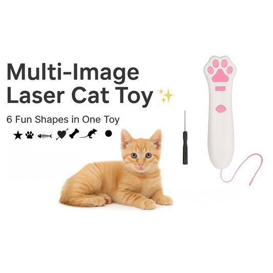 Cat Laser Toy – 6 Fun Shapes
